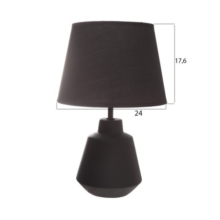 Table lamp "Lily" 1x40W E27 Black 25x25x38, 5cm-5