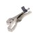 Manual tundra clamp, double point capture, with a latch, 250 mm