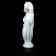 Souvenir Ceramics "Egyptian cat with a kitten, white" 23x8x5.5 cm