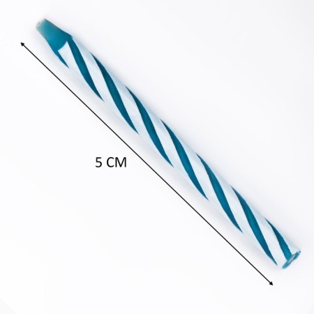 Unsuched candles for the spiral cake, set: 10 pcs and 10 stands-9