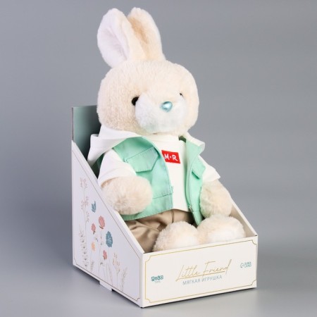 Soft toy "Little Friend", a bunny in a suit-6
