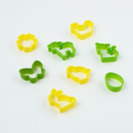 Forms for baking cookies "Merry Farm", 8 pcs, plastic-1