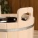 Gang made of linden, 9 l, round, stainless insert