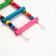 Toy for birds "ladder with beads" 8 steps, mix of flowers