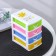 Mini - chest of drawers for trifles 4 sections "Rainbow", 13 × 9 × 14.5 cm, color mix