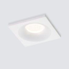 Luminaire Interceptible Elektrostandard, Plain S, 46x46x26 mm, 3W, LED, 240LM, 4200K, white color