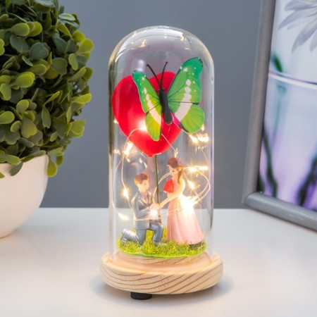 Nightnik Spring "Offer" LED from batteries LR44 8x8x17 cm Risalux-1