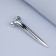Massage for the face and neckline, 2 balls, 14.3 × 4.5 cm, silver color