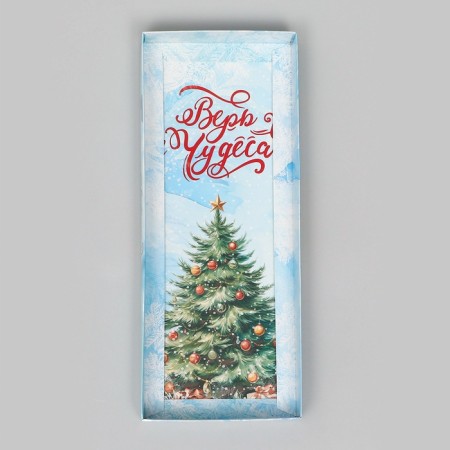 Box with a transparent cover for the roll "Believe in miracles", 30 x 12 x 12-4