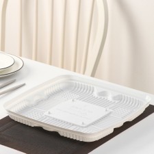 Single cakery PRT-240, bottom, 31.6 × 31.6 × 12.5 cm, white color