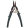 Scissors Kraftool Compact, on metal, direct cut, 190 mm