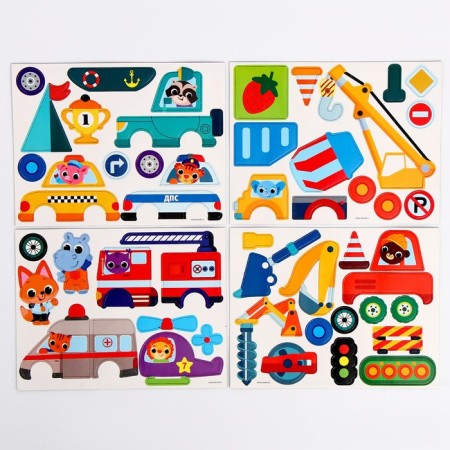 Magnetic designer "Transport"-5