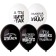 Shar Latex 14 “Insults”, pastel, set of 50 pcs., Black and white mix