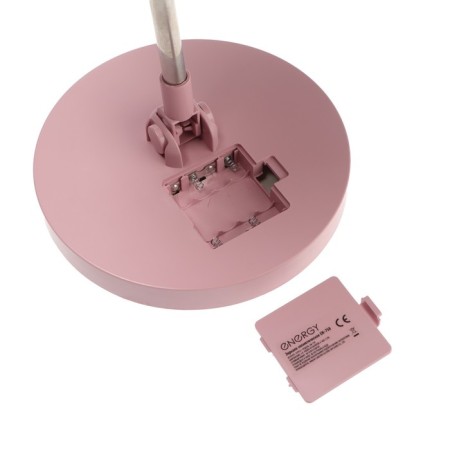 Cosmetic mirror Energy EN-758, LED backlight, D = 15 cm, 4HAAA (not in the kit), pink-4