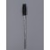 Brushes for eyebrows and eyelashes, set - 50 pcs, 9.5 cm, black/transparent color
