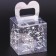New Year. Box gift New Year folding PVC "Christmas tree" 7 x 7 x 7 cm.