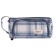 School Penal on the zipper 2 departments "Scotland", gray-white