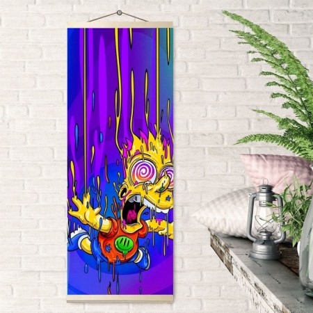 Picture on the numbers "Panel. Bart Simpson ", 35 × 88 cm, 19 colors