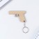 Key keychain wooden "Pistol", 6.7 x 4.6 cm