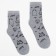 Men's socks minku "tattoo", gray color, size 42-43 (29 cm)