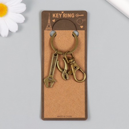 Browler Metal with carbine "Tools" bronze 7 cm