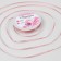 Satin tape, 3 mm × 45 ± 1 m, pearl pink color No. 135