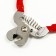 Clawerus-sequel with voluminous rubberized handles, a hole of 13 mm, red