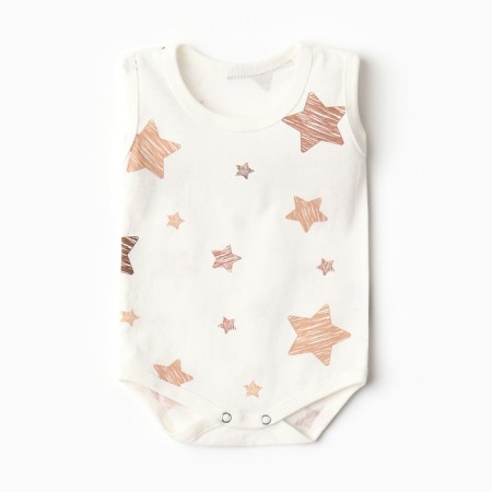 Body Bloom Baby sleeveless stars, p. 62 cm, milk