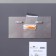 Wall mirror, with sandblasting graphics, 60 x 40 cm, with a shelf, 2 brackets