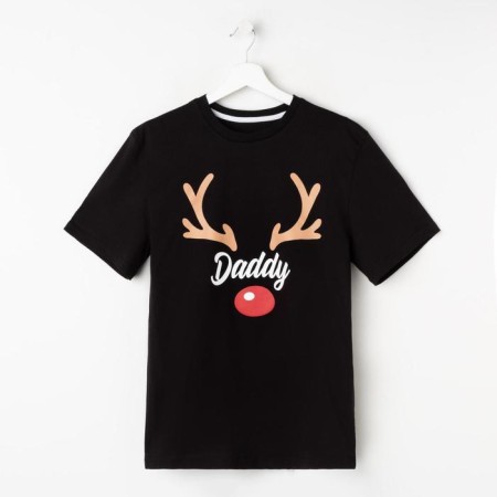 T -shirt New Year's male KAFTAN "Hmas DAD" Size 52-4