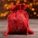 A bag for gifts "mouse", on ties, color mix