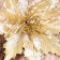 Decor "Winter Flower" Krakle, 26x19 cm, white-gold