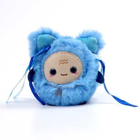 Soft toy "Create your decoration", zodiac sign: Aquarius, 16 cm-2