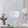 Wall clock "Retro", white housing with silver, 27 x 18 cm, aa