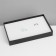Strack for jewelry "Casket" 36 seats, 21.5 × 13.5 × 3 cm, black and white color
