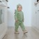 Costume: sweatshirt and pants crumbs, I am Basic Line, height 62-68 cm, green