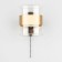 Sconces Citilux "Virta" CL140311, 12x12 cm, 1x60W, E14, brown color