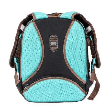 Frame backpack 37 x 28 x 12 cm, Across 194, filling: bag, pencil case, dark gray ACR22-194-2-6