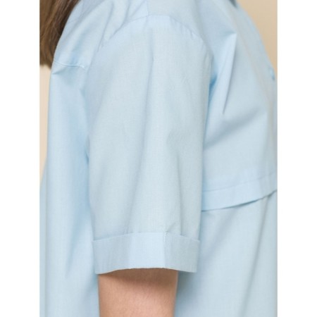 Blouse for girls, height 140 cm, blue color-5