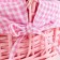 Wicker basket, 22 x 22 x 11 x 27 cm, pink