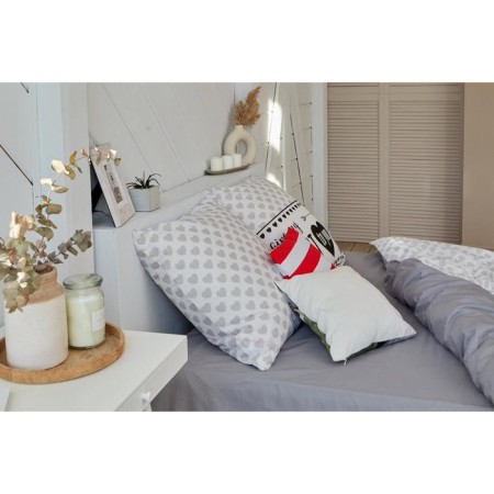 Bed linen "Ethel" duet My Heart 143*215 cm - 2 pcs, 240*220 cm, 70*70 cm -2 pcs, calico-9
