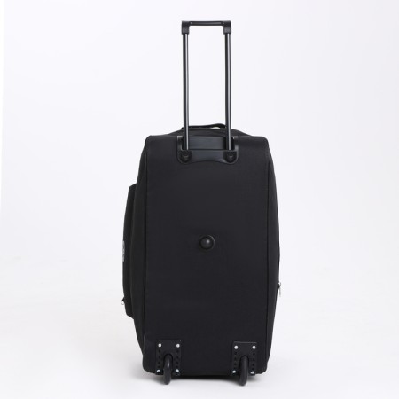 Road bag on wheels, a lightning department, with an increase, an outer pocket, black color-3