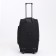 Road bag on wheels, a lightning department, with an increase, an outer pocket, black color