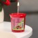 Aromatic candle "Cherry Blossom", cherry color, 5x4.5 cm
