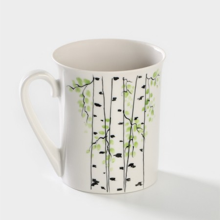 Porcelain mug "Birch", 300 ml-1