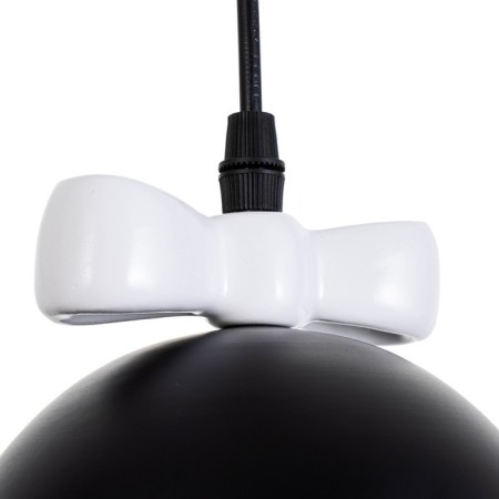 Lamp "Mickey" E27 40W white black 23x23x19-119cm Bayerlux-5