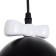 Lamp "Mickey" E27 40W white black 23x23x19-119cm Bayerlux