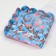 Box for cookies, "butterflies in the sky", 15 x 15 x 3 cm