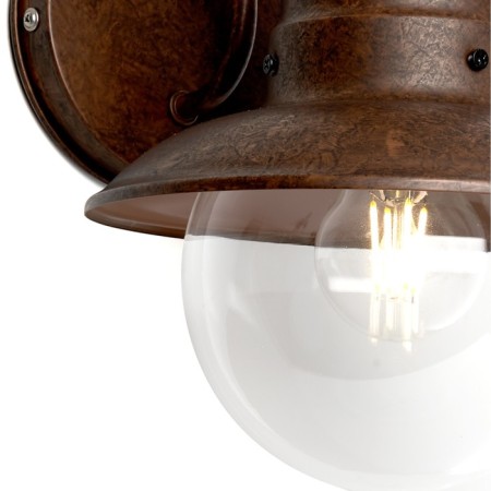 Garden-park lamp Feron PL571, IP44, E27, 60 W, 215x242x268 mm, brown color-2