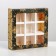 Box for 9 sweets with cells "Snowflake" 14.5 x 14.5 x 3.5 cm, New Year